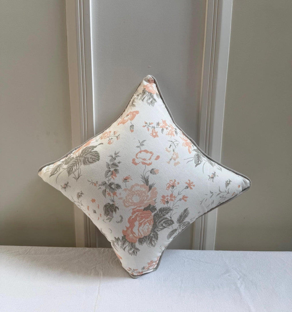 Printed cotton decorative throw pillow cover - view 3