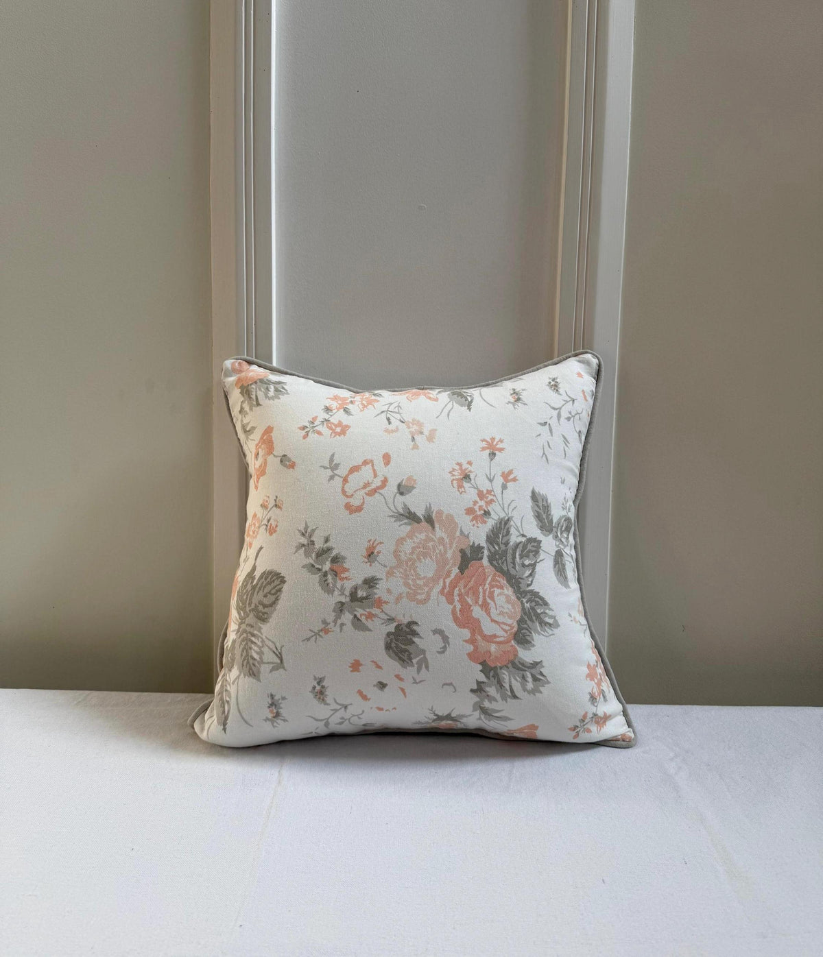 Printed cotton decorative throw pillow cover - view 5
