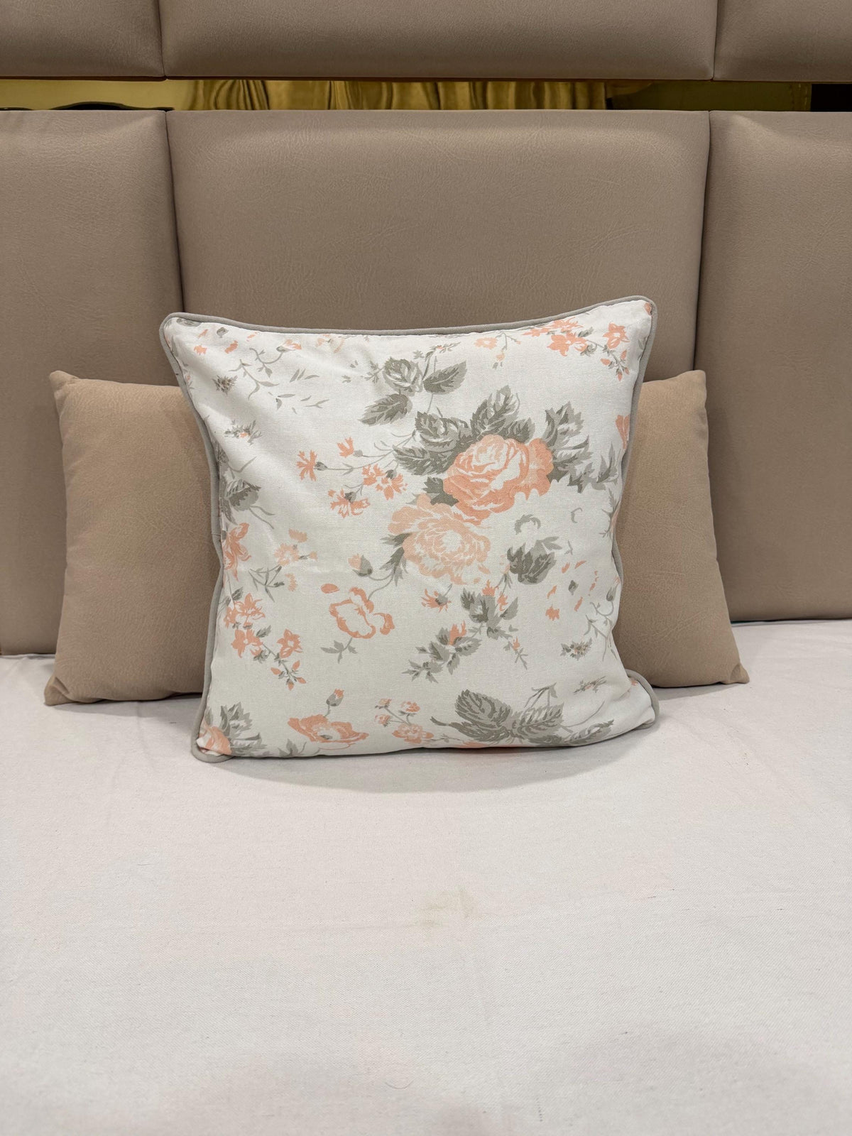 Printed cotton decorative throw pillow cover - view 9