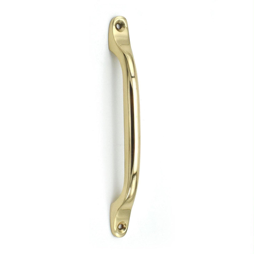 Solid brass door pull handle for cabinets and furniture