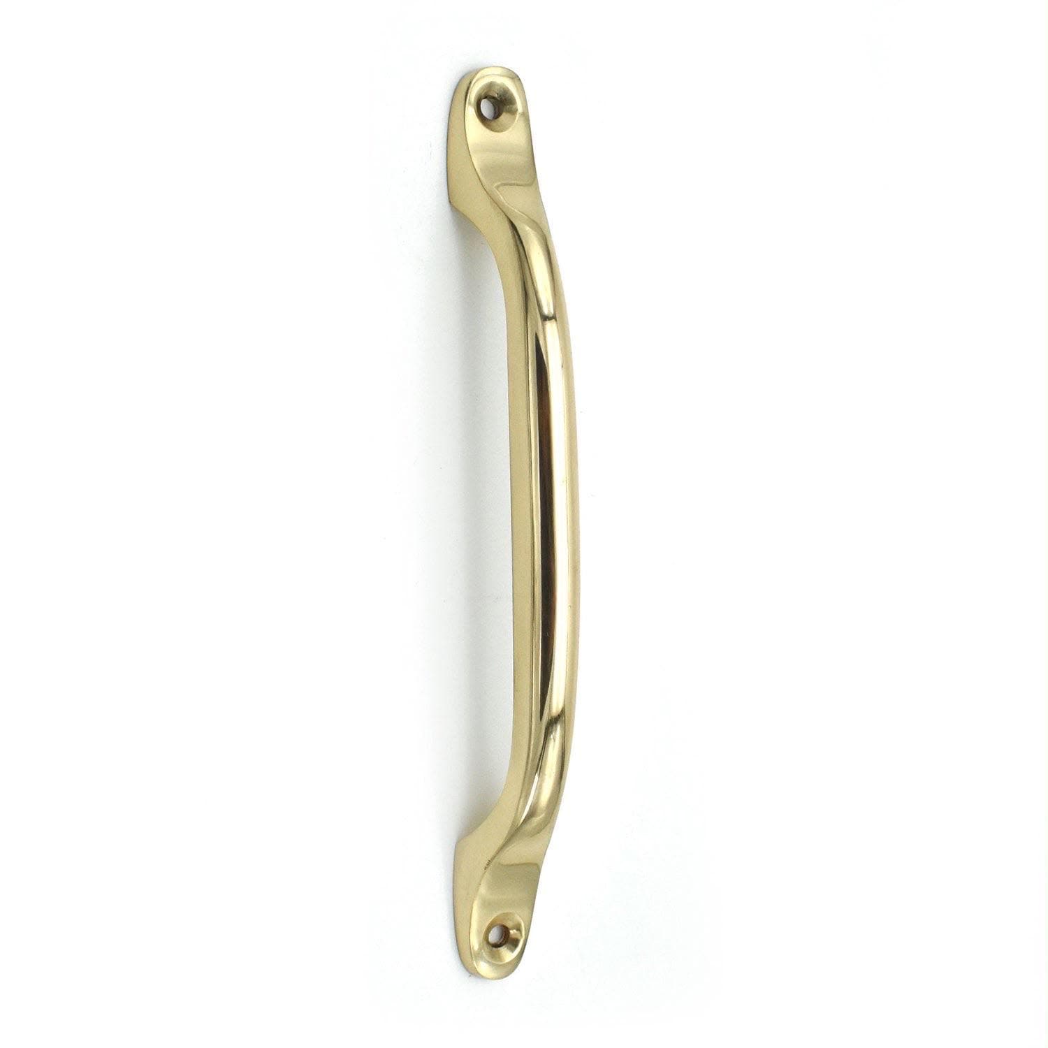 Solid brass door pull handle for cabinets and furniture