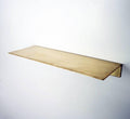 Solid brass floating shelf, wall mounted