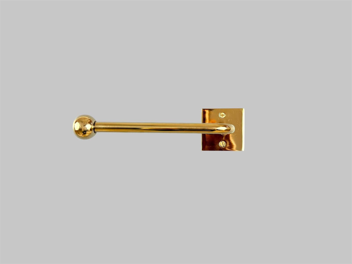 Solid brass wall mounted toilet paper holder
