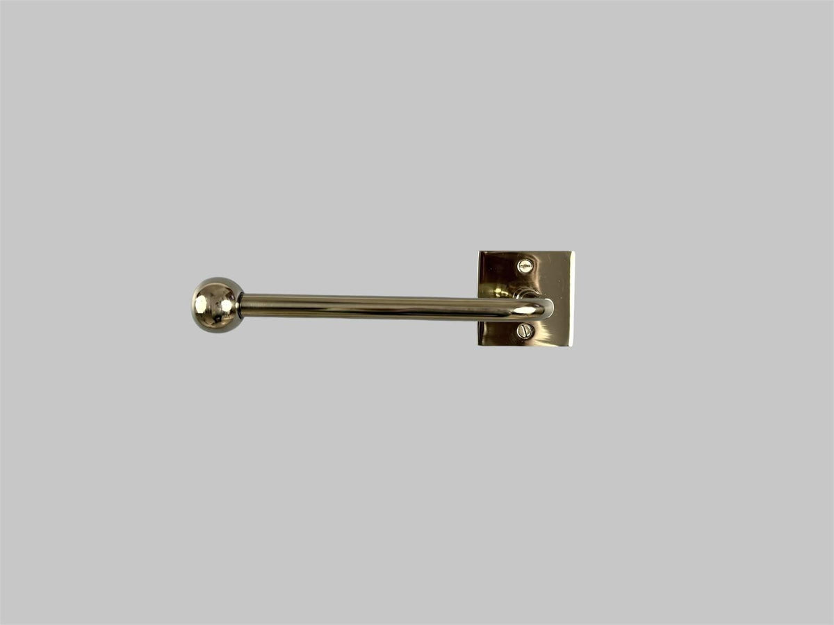 Solid brass wall mounted toilet paper holder - view 2