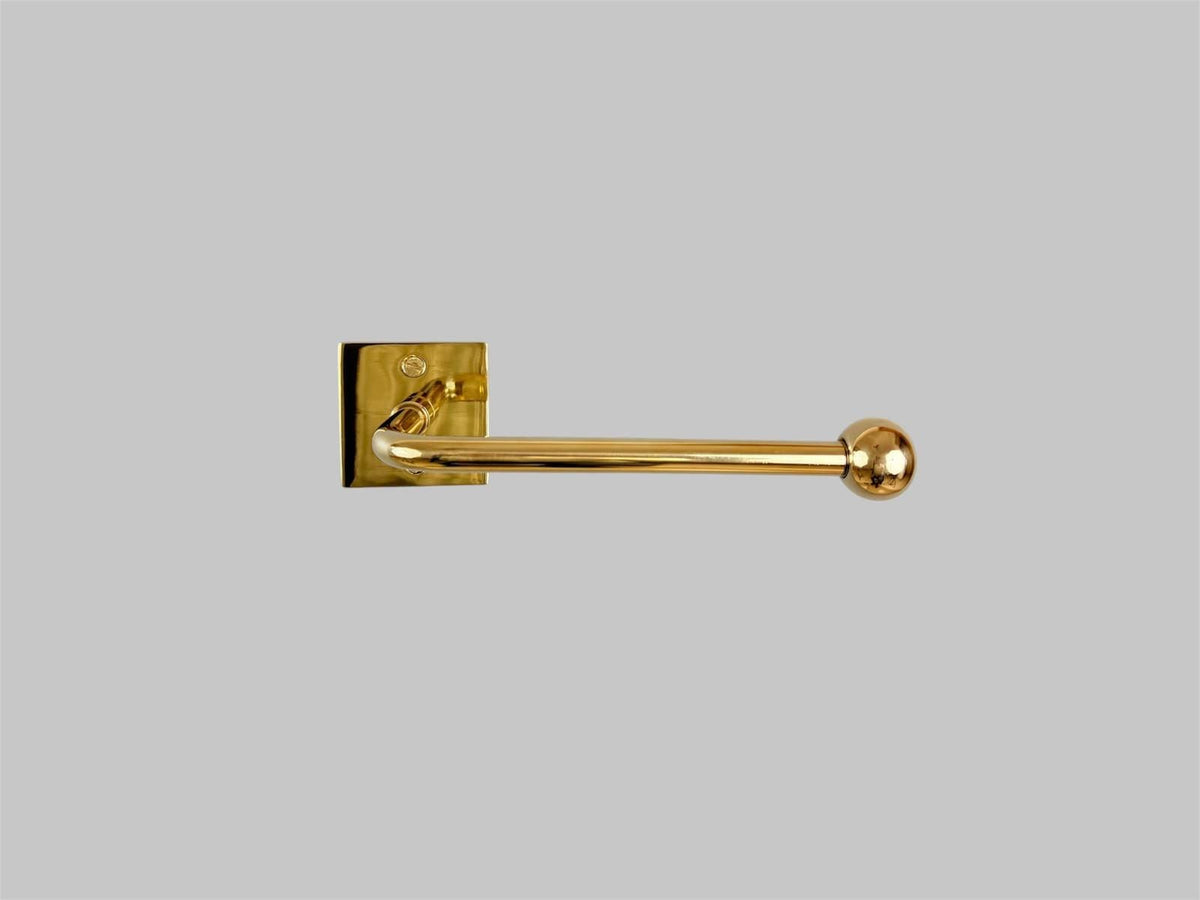 Solid brass wall mounted toilet paper holder - view 3
