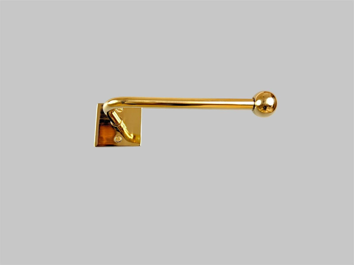 Solid brass wall mounted toilet paper holder - view 7