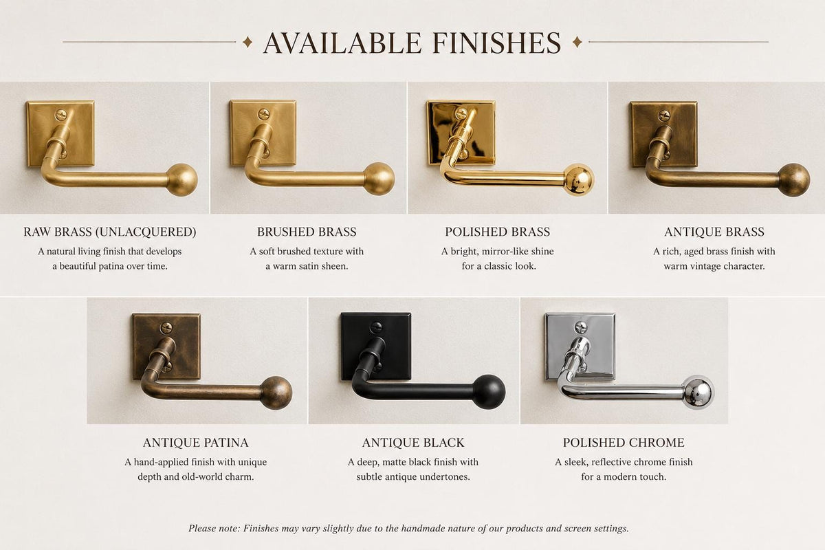 Solid brass wall mounted toilet paper holder - view 9