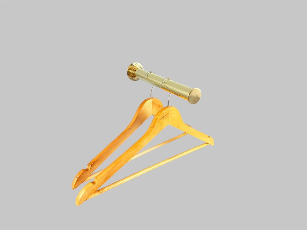Solid brass wall mounted hanger holder rack - view 5