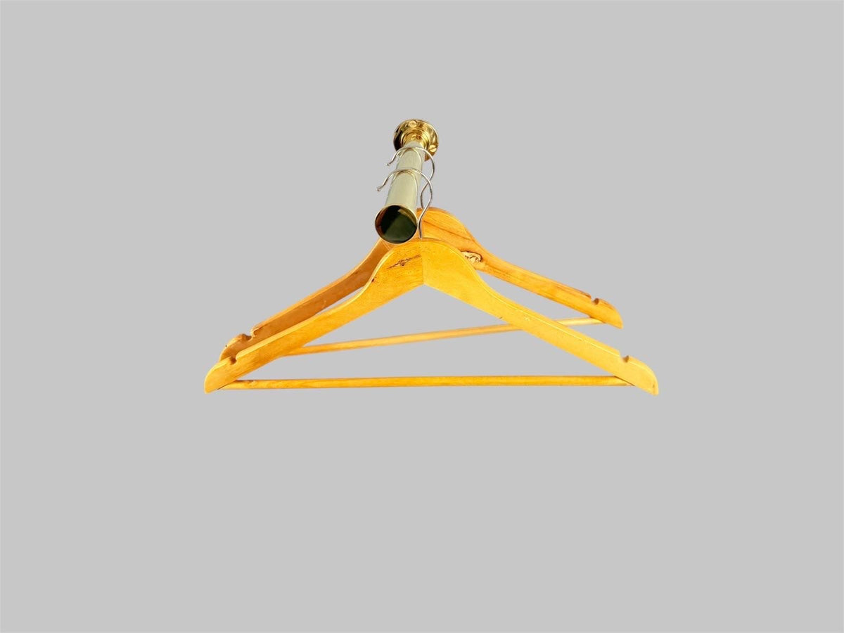 Solid brass wall mounted hanger holder rack - view 6